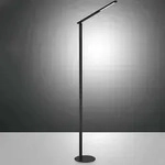 Ideal Stehleuchte Leseleuchte LED Schwarz Touchdimmer Fabas Luce