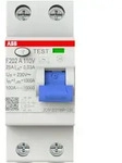 ABB F202 A-25/0.03 110V FI-Schalter Typ A 110V RCCB, 2P, 25A, 30mA, f.110V...
