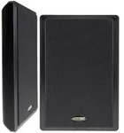 ChiliTec Flatpanel-Lautsprecher, 40W, schwarz Surround, 4 Ohm, 86dB, 2-Wege, Paar