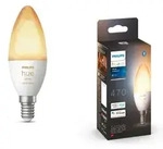 Philips Hue White E14 LED Kerze White Ambiance dimmbar 5,2W wie 40W Tunable White mit