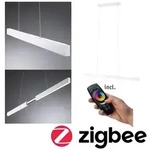 Paulmann 79889 LED Pendelleuchte modern Smart Home Zigbee Aptare warmwei&szlig; 18W Wei&szlig;