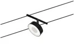 Paulmann 94480 Spot f&uuml;r Seilsystem Circle schwarz wei&szlig; matt DC warmwei&szlig;