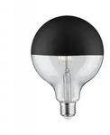 Dimmbare Deko LED Kopfspiegel Lampe E27 2700K 6.5W schwarz matt G125 Paulmann 28679