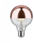Kopfspiegel LED Gl&uuml;hbirne E27 G95 warmwei&szlig;es Licht kupfer Paulmann 28674