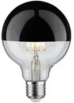 LED G95 Kopfspiegel Lampe E27 2700K schwarz chrom dimmbar Paulmann 28677