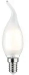 Paulmann E14 28688 LED Filament Kerze Windsto&szlig;licht cosy 470lm 4.8W satin dimmbar