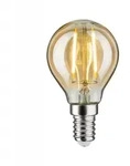 Paulmann E14 28712 LED Tropfenlampe Vintagestyle 4.7W honigfarbenes Licht extra