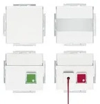 Busch-Jaeger 1510 UC-84-101 Ruf-Set f&uuml;r Behinderten-WC Nach DIN VDE 0834