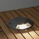 Konstsmide 7880-370 Terrassen- / Bodenaufbaustrahler anthrazit lackiertes...