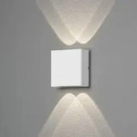 Konstsmide 7891-250 Chieri Aussen Wandleuchte 2x2 LED weiss