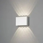Konstsmide 7865-250 Chieri Aussen Wandleuchte 2x4 LED weiss