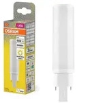 OSRAM DULUX DE13 LED 2Pin G24q-1 6W wie 13W 3000K warmwei&szlig; HF f&uuml;r EVG mattiert