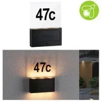 Paulmann 94725 Solar LED Hausnummernleuchte Neda Bewegungsmelder insektenfreundlich