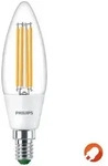 Besonders effiziente PHILIPS E14 LED Filament Lampe in Kerzenform 2,3W wie 40W