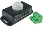 ChiliTec Bewegungsmelder 12-24V=, 6A IP20, bis 8m Reichweite, 60&deg;, 1-10min