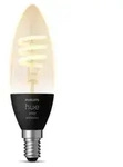 Philips Hue White E14 Filament Lampe Kerzenform dimmbar 4,4W - Von warmwei&szlig;em bis
