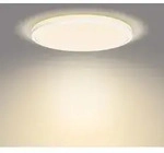 Flache Philips LED Deckenleuchte Ozziet wei&szlig; dimmbar &oslash;30cm warmwei&szlig;es Licht mit