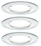 Paulmann 93481 Einbauleuchte Set Nova rd starr LED IP44 3-stepdim 3x6.5W GU10