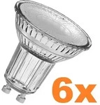 6er Spar Pack OSRAM LED GU10 Strahler PAR16 36&deg; Ausstrahlwinkel 2,6W wie 35W