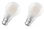 2er Pack OSRAM B22D LED Lampe STAR RETRO matt 6,5W wie 60W warmwei&szlig;es Licht