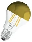 OSRAM E27 LED STAR Kopfspiegellampe Mirror Gold Filament klar 4W wie 37W...