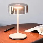 Sigor Akku-Glasleuchte Numotion in D&uuml;nenbeige mit FlexMood 2200K/2700K 265mm IP54