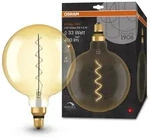 OSRAM LED VINTAGE E27 Gl&uuml;hlampe Globe 200 Gold dimmbar 4,8W wie 33W extra