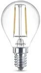 Philips E14 LEDClassic Tropfenform klar 2W wie 25W warmweisses Licht mit