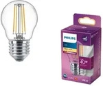 Philips LEDClassic E27 Filament Tropfen 4W wie 40W warmes Licht Klares Glas