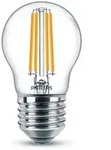 PHILIPS E27 LED Tropfen Lampe klar mit Filamentf&auml;den 6.5W wie 60W warmweisses Licht