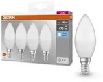 4er-PACK OSRAM E14 BASE Classic LED Leuchtmittel MATT 4,9W= 40W Neutralwei&szlig;es...