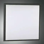 Desdy Quadratische LED Deckenleuchte in Schwarz/Wei&szlig; Fabas Luce