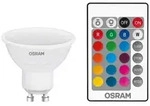 OSRAM LED GU10 Leuchtmittel mit Fernbedienung und Farbwechsel dimmbar 120&deg; 2,9W wie
