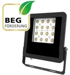 EVN Flacher wetterfester LED Fluter 50W 4000K leistungsstark mit 6000 Lumen IP65