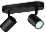 WIZ Smarter LED 2-flammiger Deckenstrahler Imageo in Schwarz WLAN/Wi-Fi Tunable White