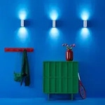WIZ Smarte LED Wandleuchte Up & Down RGB in Wei&szlig; WLAN/Wi-Fi Tunable White &...