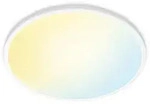 WIZ Smarte Superslim LED Deckenleuchte in Wei&szlig; WLAN/Wi-Fi Tunable White &Oslash;43cm