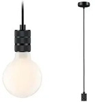 Paulmann 78432 Neordic Pendelleuchte Tilla E27 vintage 60W Schwarz dimmbar Metall