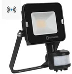 LEDVANCE Kompakter LED Flutlicht Strahler mit Sensor 10W 3000K warmwei&szlig;es...