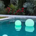 New Garden BULY 20 AUTOMATIC RGBW LED-Garten Kugel Pool schwimmend Solar Akku...