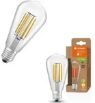 Ledvance E27 Besonders effiziente LED Edison Lampe 4W wie 60W 3000K warmwei&szlig;es...