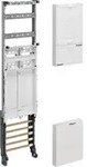 Hager Komplettfeldunivers Z, 2 Reservepl&auml;tze,BKE-I,H=1050mm,1-feldig mit Sammels