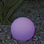 New Garden BULY 40 SOLAR LED Gartenkugel mit RGB-Farben und warmen und kaltem Licht