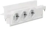 Hager Schuko-Steckdose,volta,UPV,3fach,drehbar