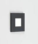 EVN LED Wandeinbauleuchte anthrazit IP44 1.8W 3000K warmwei&szlig;es Licht