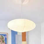 Nordlux Villo 60 moderne Pendelleuchte Schirm shade Wei&szlig; Papier retro Design...