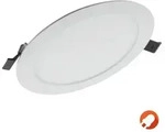 Flache wei&szlig;e LED Ledvance Einbauleuchte Slim Einbau &oslash; 21cm rund 18W 4000K