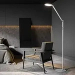 Regina Steh/Leseleuchte LED 1x10W Aluminium Touchdimmer Fabas Luce