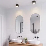 Nordlux Landon 8 moderne Badezimmerbeleuchtung Schwarz dimmbar Spritzwasser