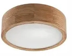 Bioledex Junges Wohnen Deckenleuchte 27cm in Eiche aus Holz und Glas